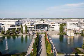 Messegelände der Messe München in Riem